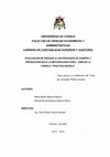 Research paper thumbnail of Evaluación de riesgos a los procesos de compra y producción bajo la metodología COSO – ERM en la fabrica “Practika Mueble”