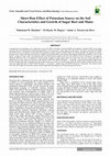 Research paper thumbnail of Short-Run Effect of Potassium Source on the Soil Characteristics and Growth of Sugar Beet and Maize