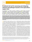 Research paper thumbnail of A seafood risk tool for assessing and mitigating chemical and pathogen hazards in the aquaculture supply chain