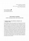 Research paper thumbnail of Intersemiotic translation. Another terminological problem within Translation Studies