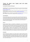 Research paper thumbnail of ‘Fixing’ the climate crisis: Capital, states and carbon offsetting in India