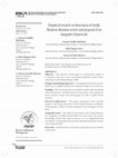 Research paper thumbnail of Empirical research on Innovation in Family Business: literature review and proposal of an integrative framework