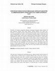 Research paper thumbnail of Hubungan Kematangan Beragama Dengan Karakter Al-ḤIRṢ Mahasiswa PGMI Fakultas Tarbiyah IPMAFA Pati