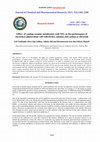 Research paper thumbnail of Effect of coating ceramic membranes with TiO 2 to the performance of electrolyte photovoltaic cell with KI/KI 3 solution and carbon as electrode