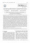 Research paper thumbnail of Open Spatiotemporal Data Warehouse for Agriculture Production Analytics