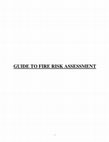 Research paper thumbnail of Fire Risk Assessment