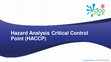 Research paper thumbnail of HACCP Awareness Training