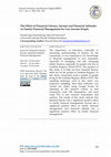 Research paper thumbnail of The Effect of Financial Literacy, Income and Financial Attitudes on Family Financial Management for Low Income People
