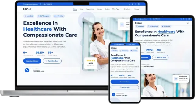 Clinic – Modern Bootstrap Template for Healthcare, Hospitals, and Medical Centers