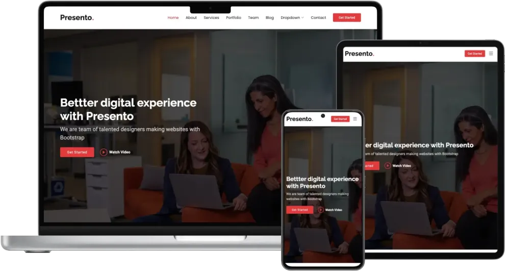 Presento - Bootstrap Corporate Template