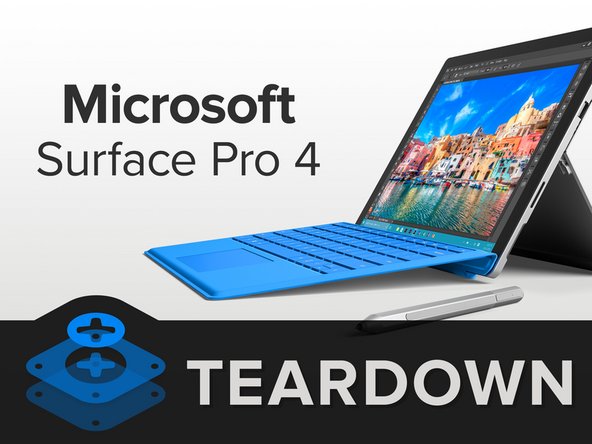 Microsoft Surface Pro 4 Teardown, Microsoft Surface Pro 4 Teardown: step 1, image 1 of 3