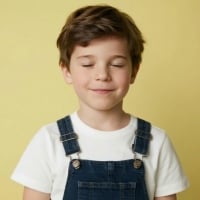 Thumbnail von einem kleinen Jungen mit geschlossenen Augen