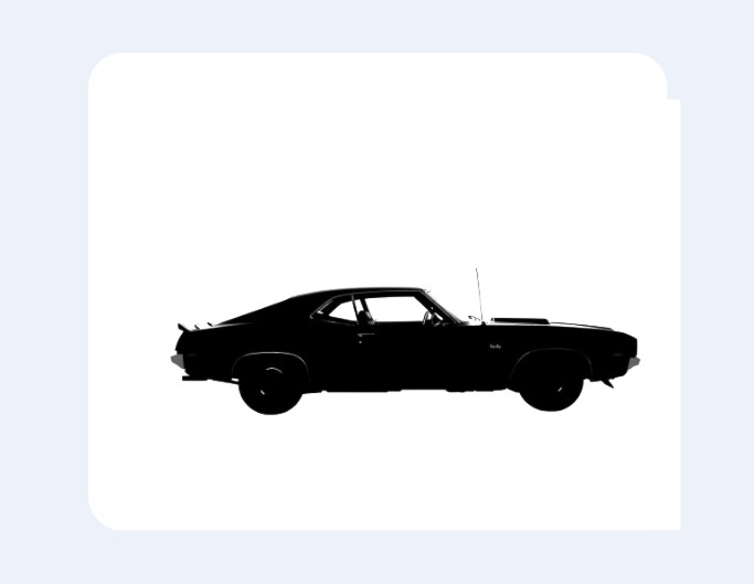 車のシルエット