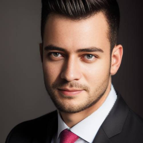 Fotor ai headshot üretecinde yapılmış iş adamı headshot