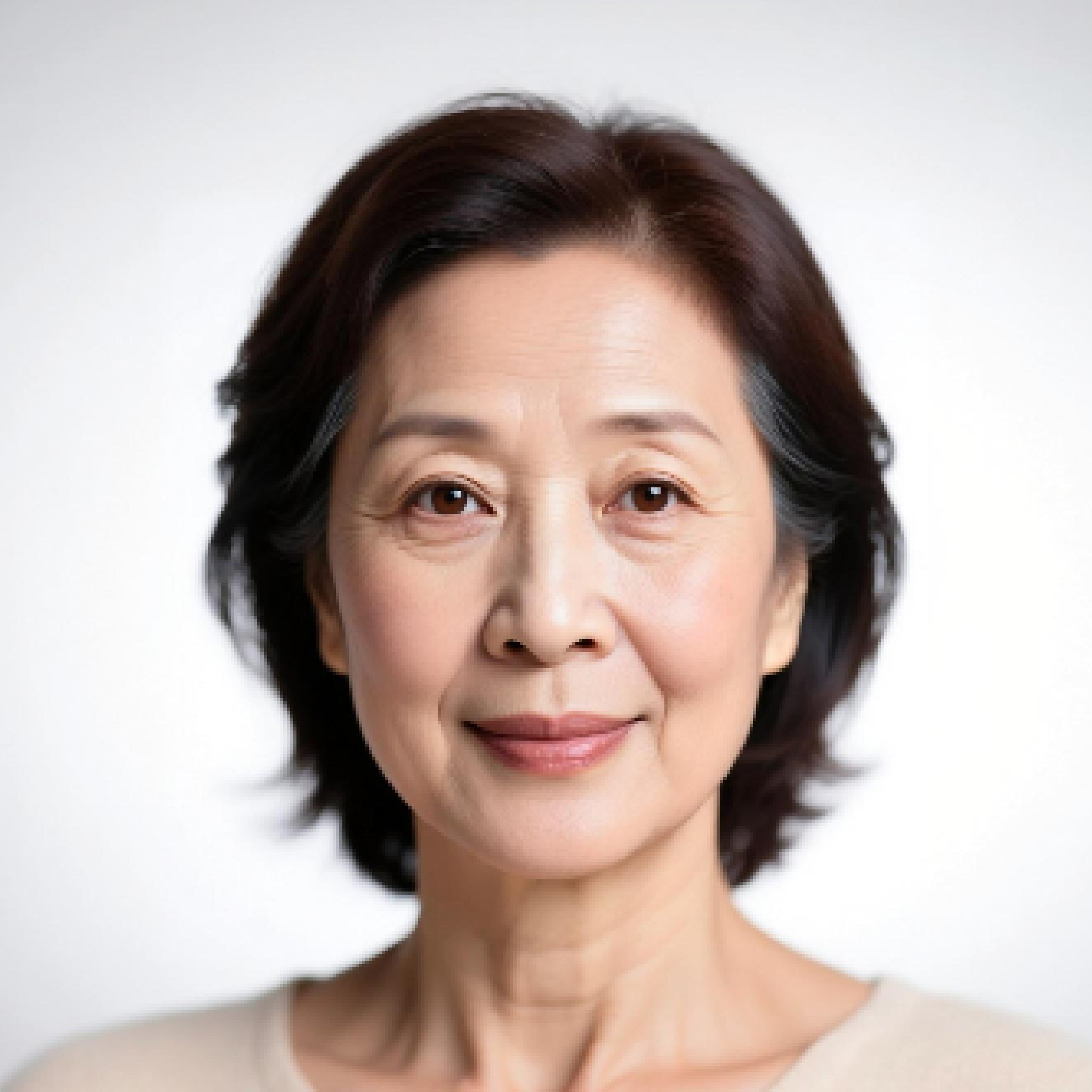 Asiatische Frau in den 50ern