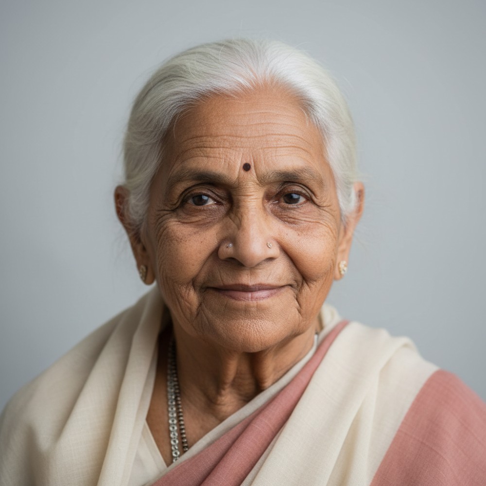Ältere indische Dame