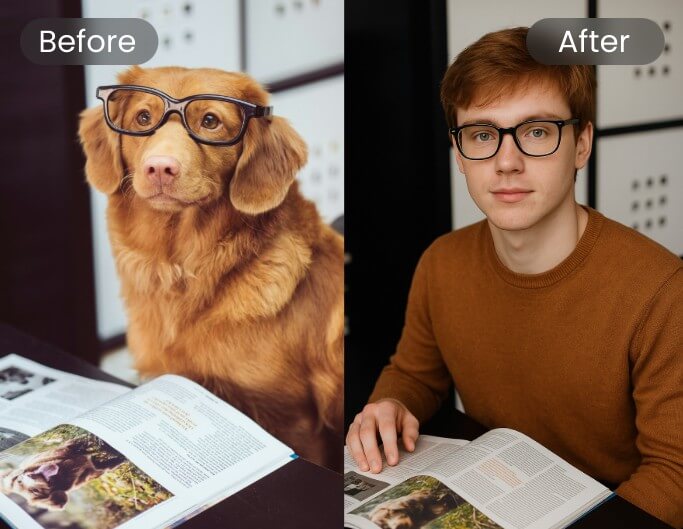 Générateur de transformation d’animal en humain