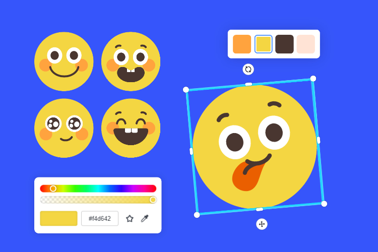 Créer un emoji personnalisé gratuitement avec le créateur d'emoji de Fotor