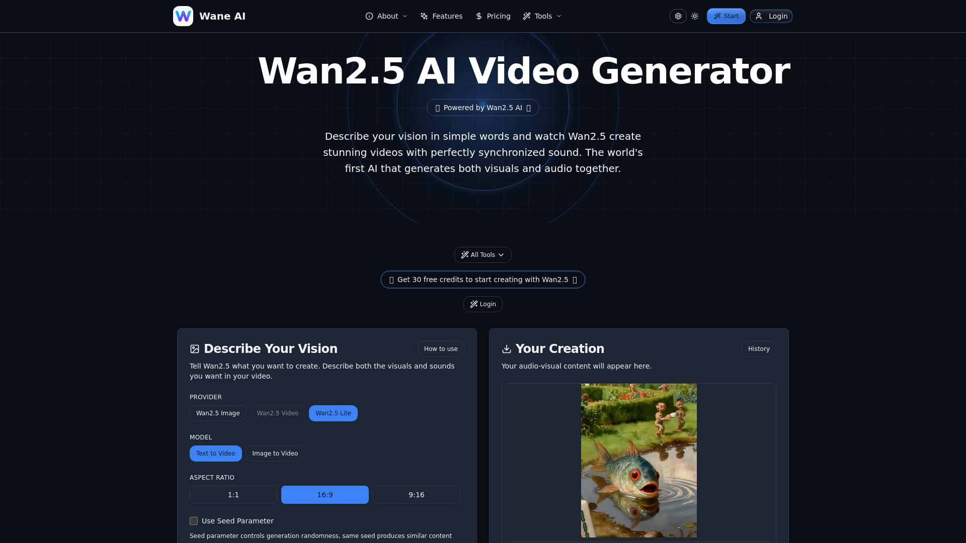 Wan2.5 Video Generator