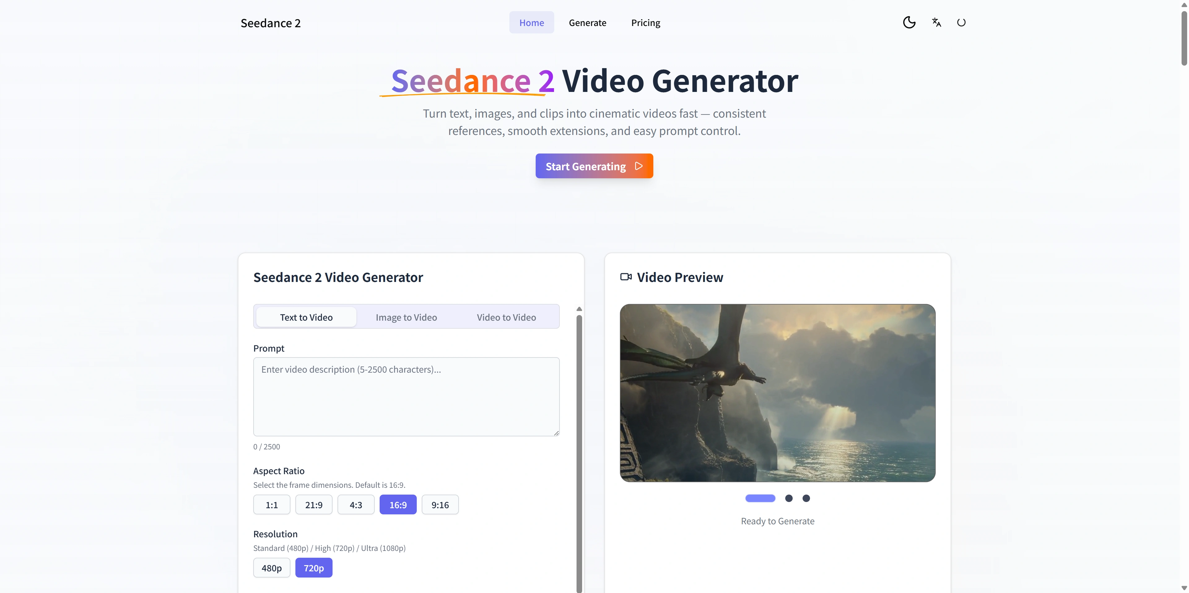 Seedance 2 Video Generator