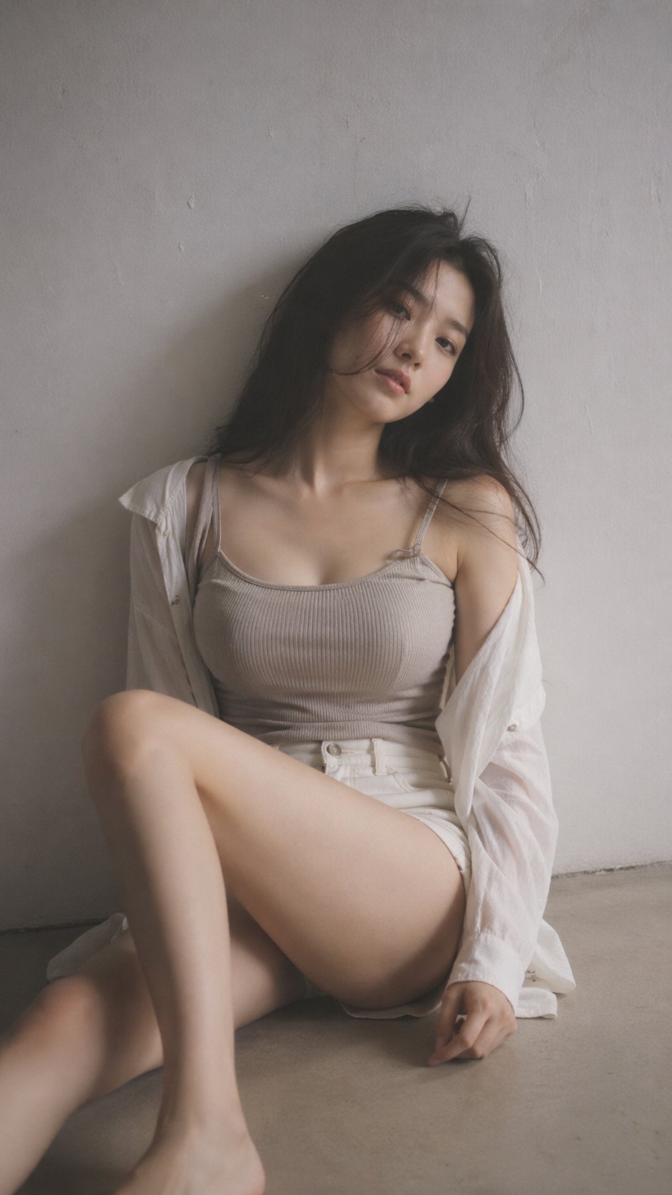 Korean Editorial Soft Mist Portrait