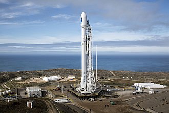 Falcon 9 at Vandenberg Air Force Base in 2016.