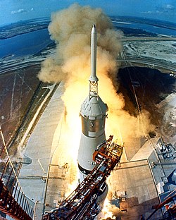 Apollo 11 Saturn V space vehicle