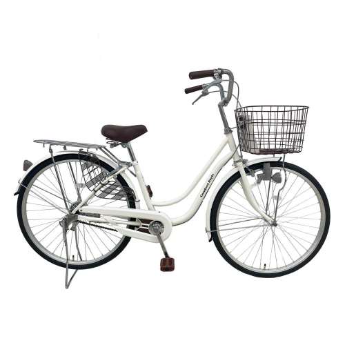 ２６インチ 軽快車 ホワイト